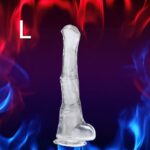 深夜福利 - T-Best 隱形火箭筒形假陽具 大碼 - 透明